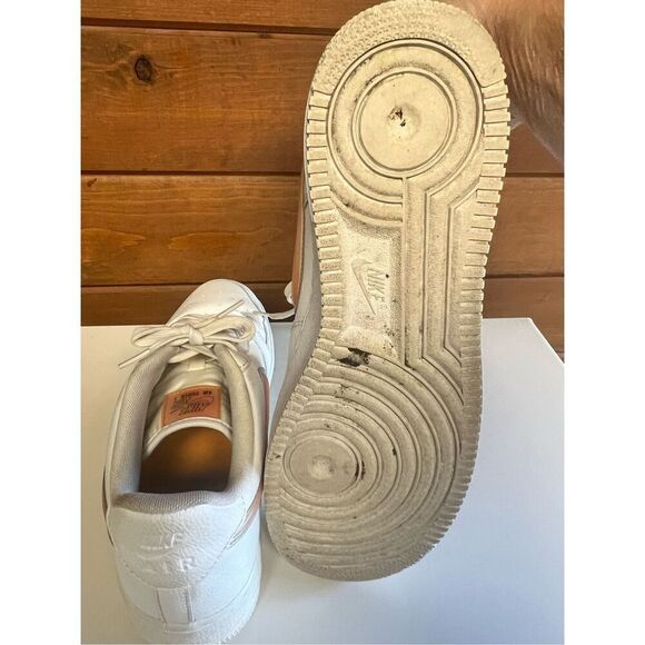 Nike Air Force 1 Low Oversized Swoosh White Orange Peel Sz 10.5 A02441-102 main image 8